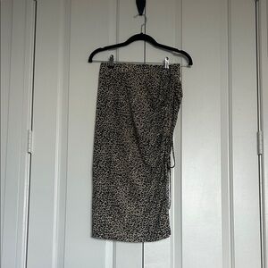 Leopard Print Women's Skirt